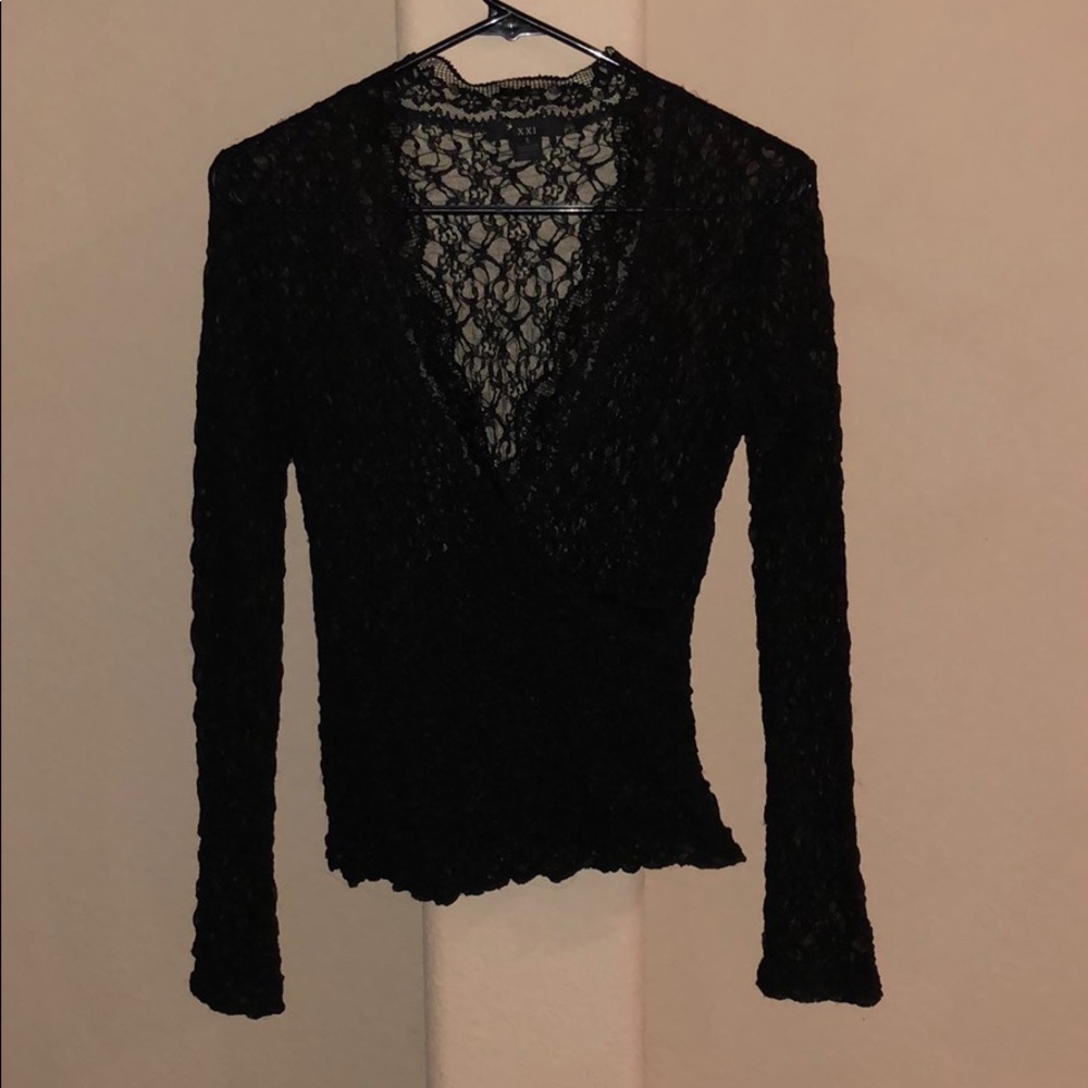 Lace long sleeve
